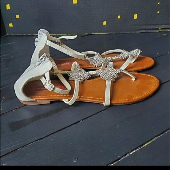 Unionbay White Gladiator Sandals - Picture 5 of 8